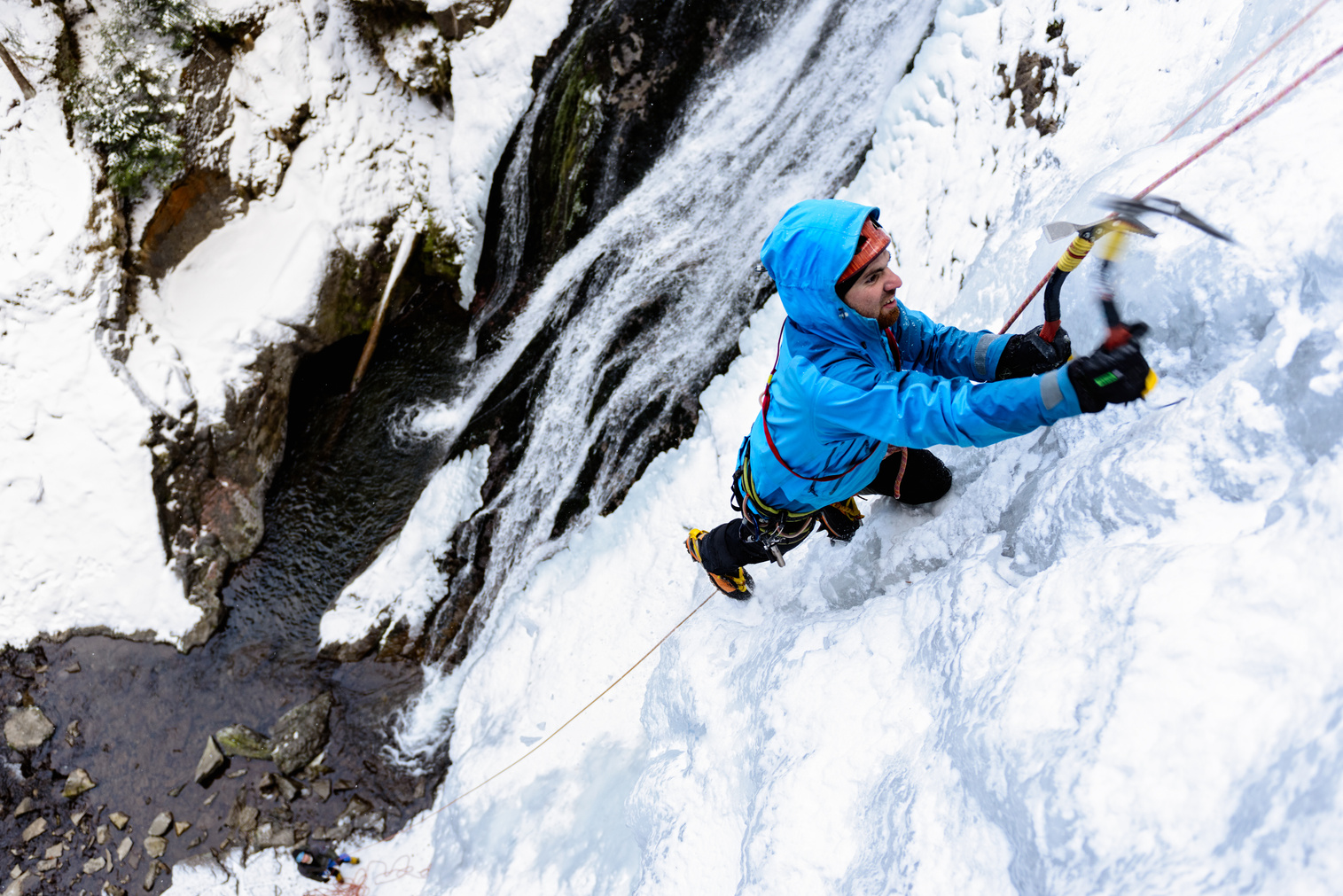 ice climbing